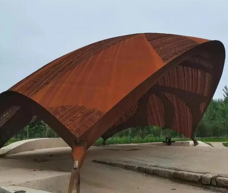 渭南耐候钢幕墙案例